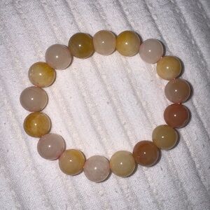 Yellow Jade Crystal Bracelet